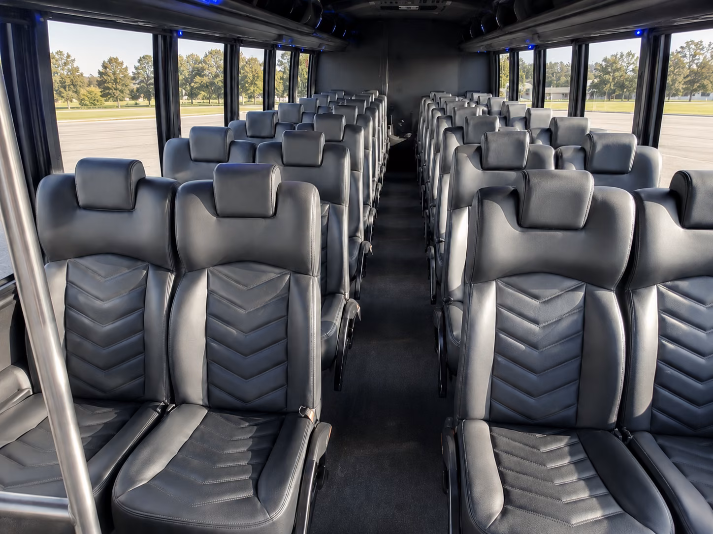 boulder 18 passenger minibus inside