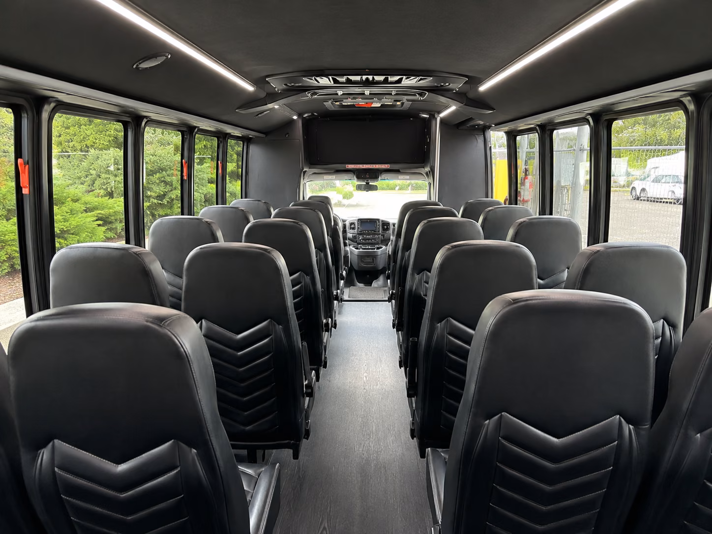 boulder 20 passenger minibus inside