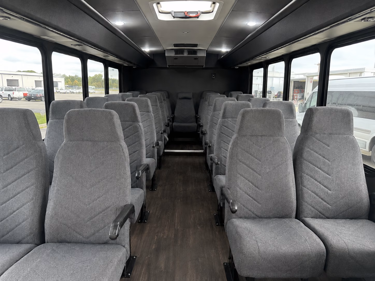 boulder 20 passenger minibus interior