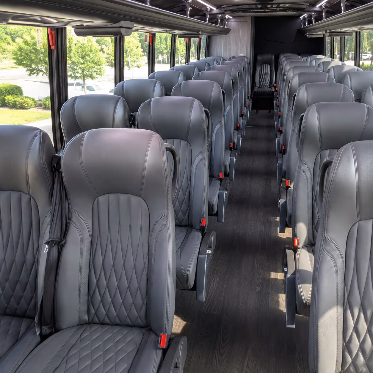 boulder 25 passenger minibus interior