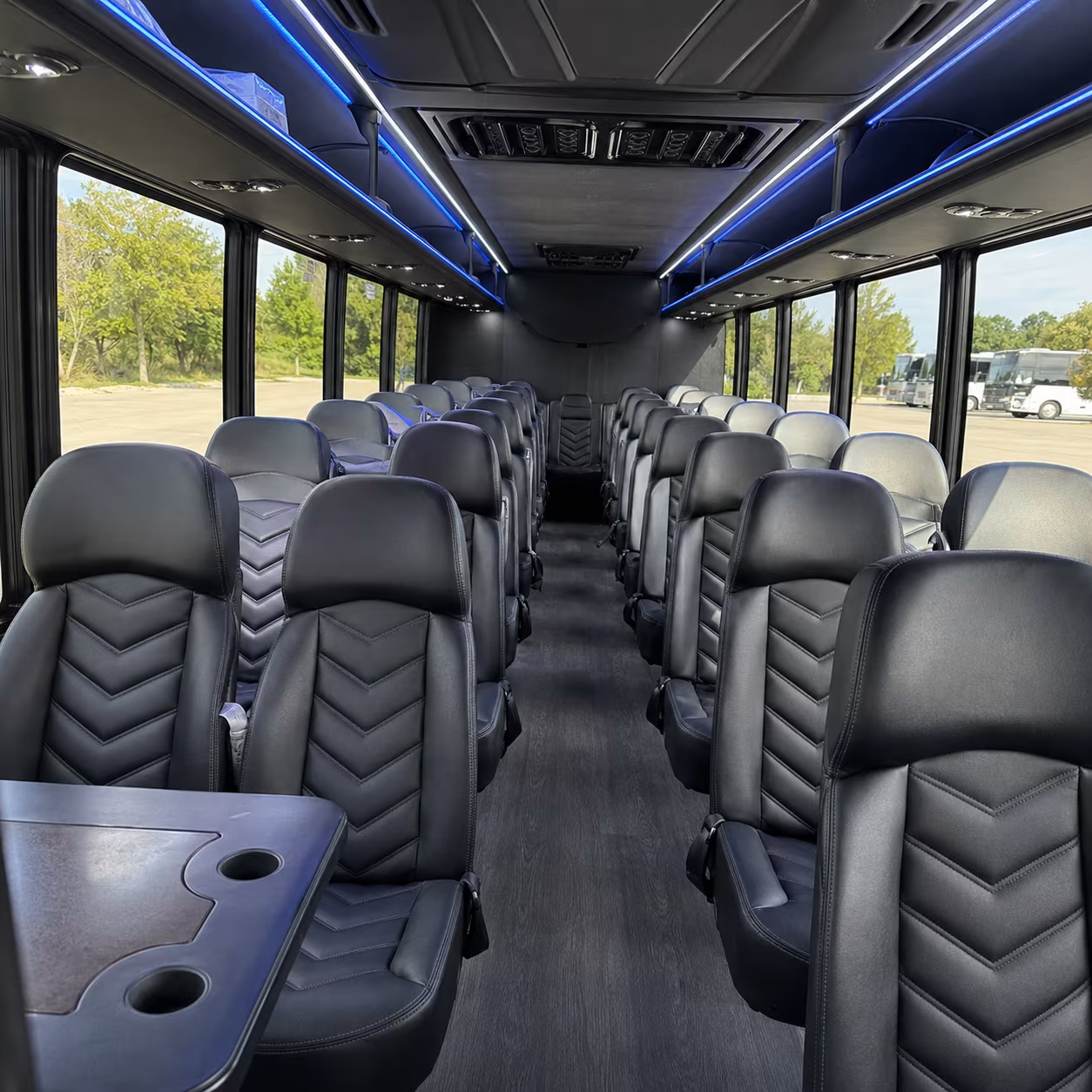boulder 30 passenger minibus inside