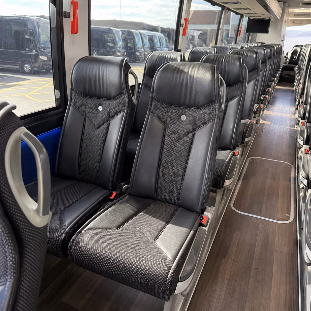 boulder 40 passenger charter bus interior