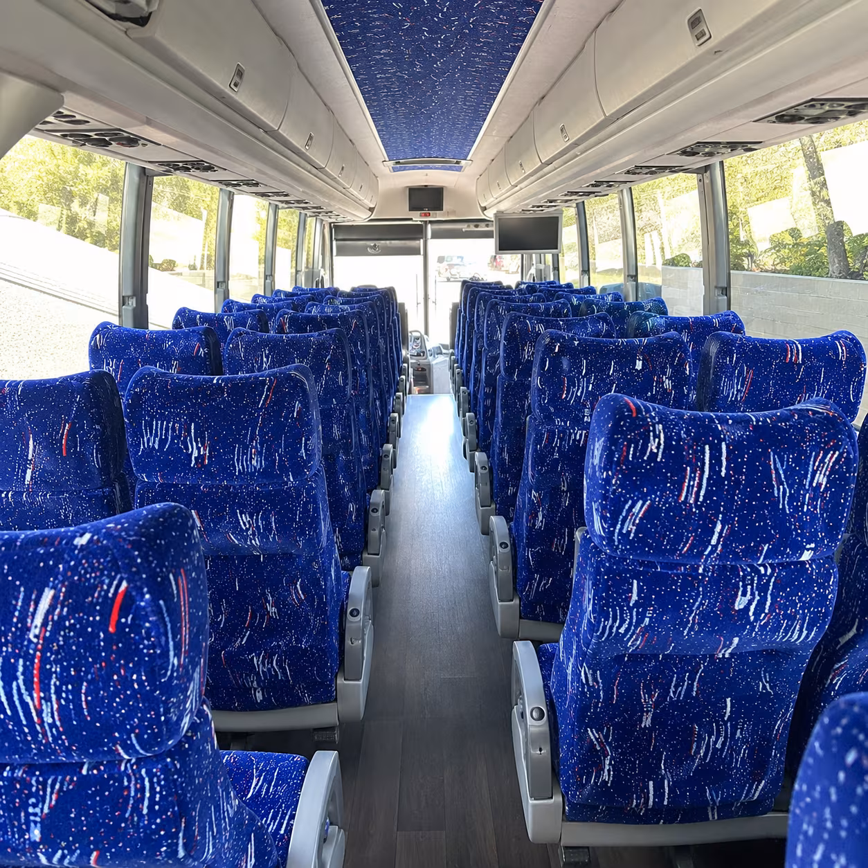 boulder 50 passenger charter bus interior