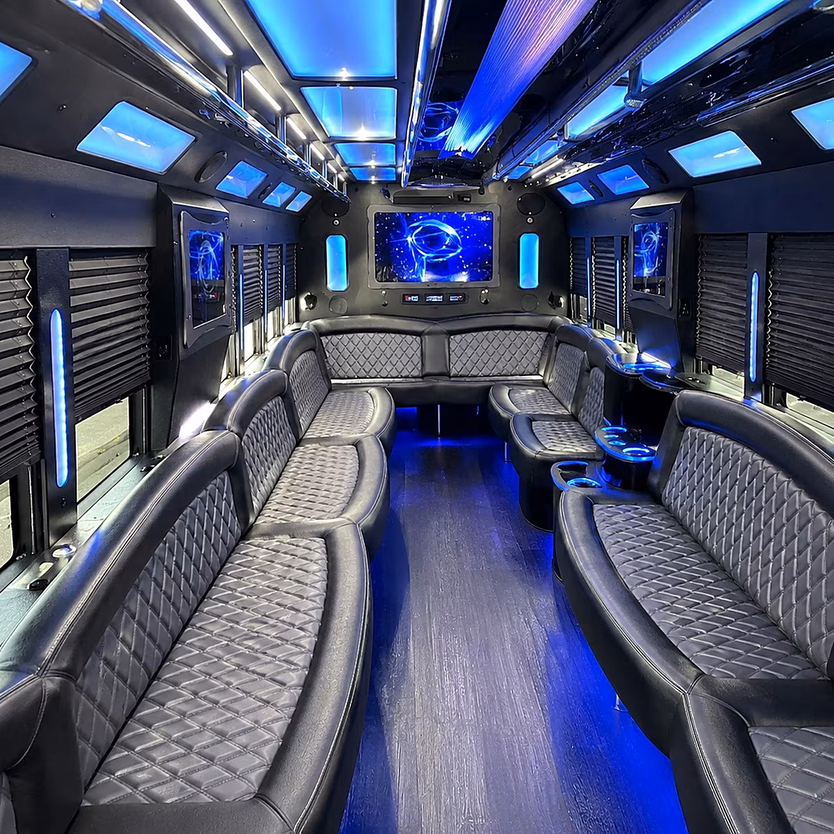 boulder party bus inside